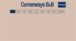 Desktop Screenshot of cornerwaysbandb.co.uk